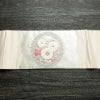 名古屋帯 太鼓柄 正絹 花柄 名古屋仕立て なごや帯 リサイクル帯 帯 箔 ピンク_画像13
