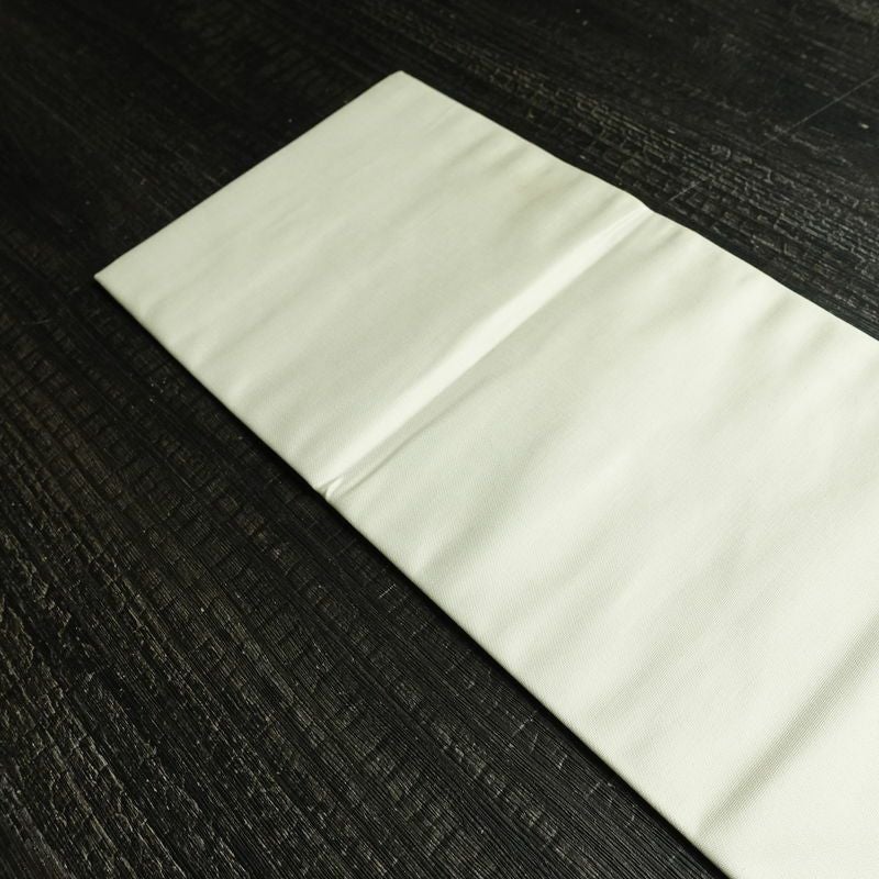 名古屋帯 プラチナ箔 太鼓柄 良品 正絹 花柄 名古屋仕立て なごや帯 リサイクル帯 帯 箔 上品 金・銀_画像15