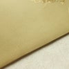 名古屋帯 太鼓柄 美品 スワトウ刺繍 正絹 木の葉・植物柄 名古屋仕立て なごや帯 リサイクル帯 帯 刺繍 シンプル おしゃれ 黄・黄土色_画像12