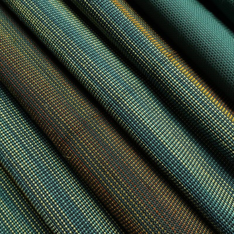 名古屋帯 六通柄 正絹 縞柄・線柄 通し仕立て なごや帯 リサイクル帯 帯 カジュアル 緑・うぐいす色_画像20