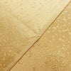 帯揚げ帯締めセット 美品 セット品 綸子 正絹 花柄 金糸 フォーマル 和装小物 黄・黄土色_画像6