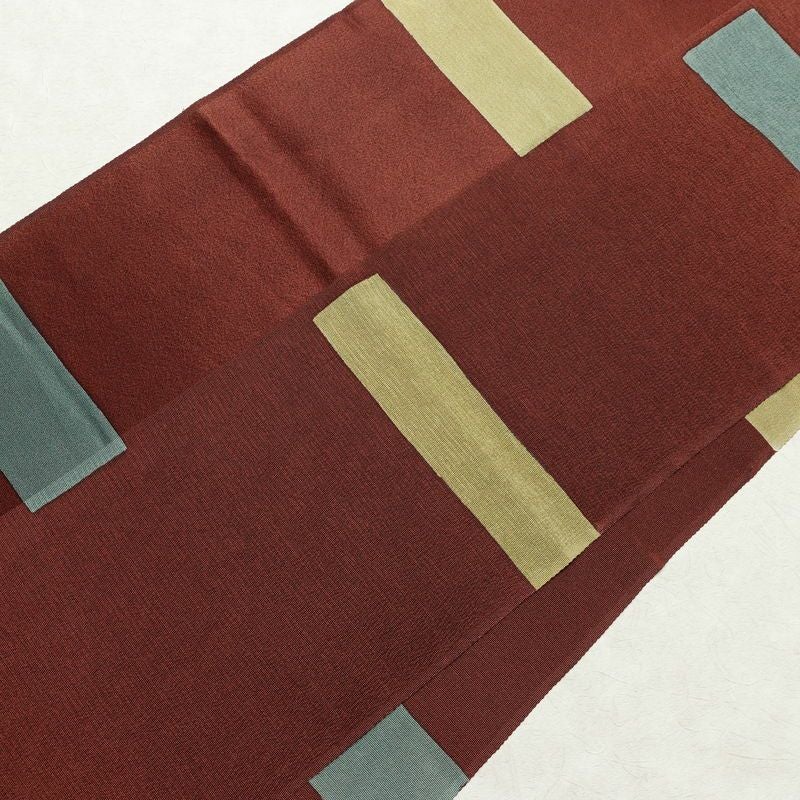 帯揚げ帯締めセット 美品 セット品 平組 正絹 その他の柄 モダン シンプル 和装小物 多色使い_画像3