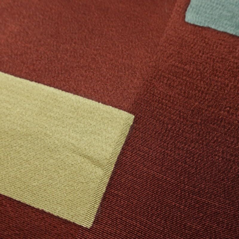 帯揚げ帯締めセット 美品 セット品 平組 正絹 その他の柄 モダン シンプル 和装小物 多色使い_画像9