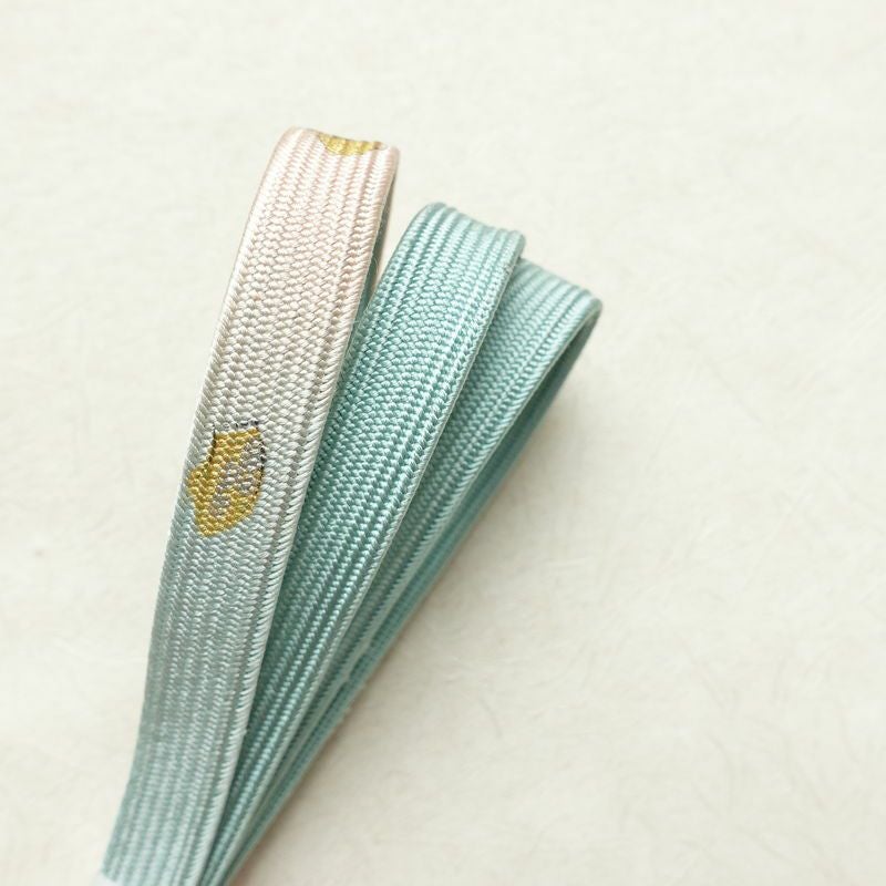 帯揚げ帯締めセット 良品 セット品 丹後ちりめん 平組 正絹 花柄 金糸 流水 フォーマル ピンク_画像19