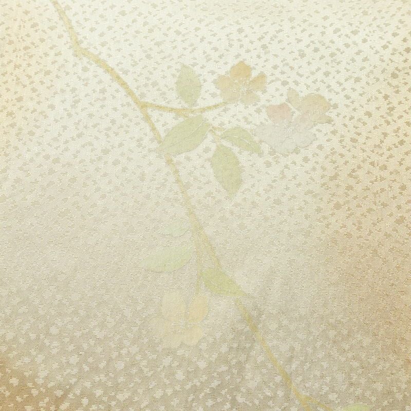 帯揚げ帯締めセット セット品 平組 正絹 花柄 シンプル 和装小物 橙_画像7