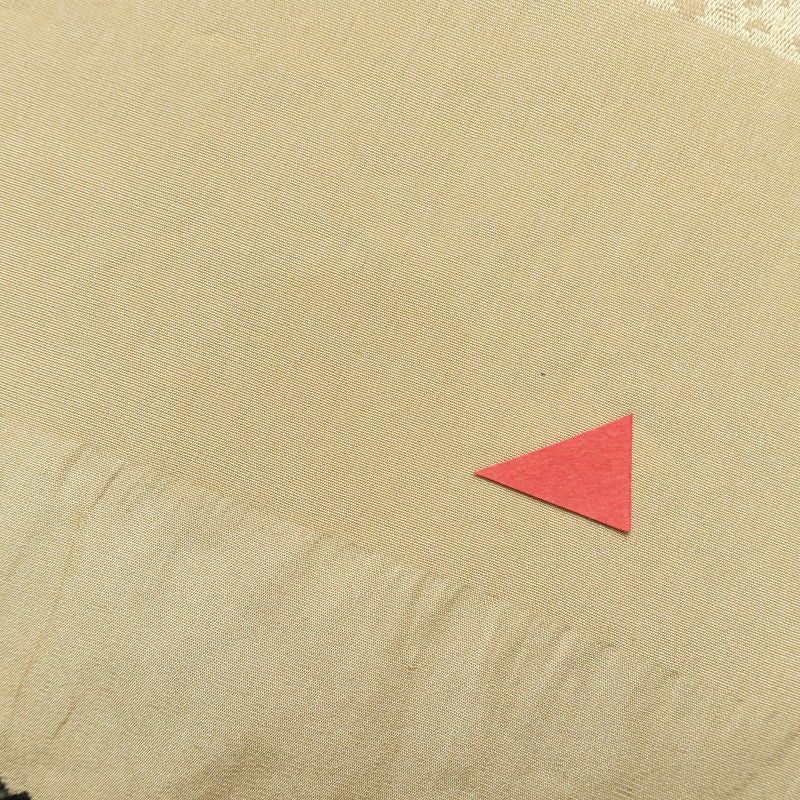 帯揚げ帯締めセット セット品 平組 正絹 花柄 シンプル 和装小物 橙_画像12