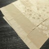 帯揚げ帯締めセット セット品 綸子 正絹 花柄 扇面 桜 ベージュ_画像4