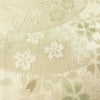 帯揚げ帯締めセット セット品 綸子 正絹 花柄 扇面 桜 ベージュ_画像9