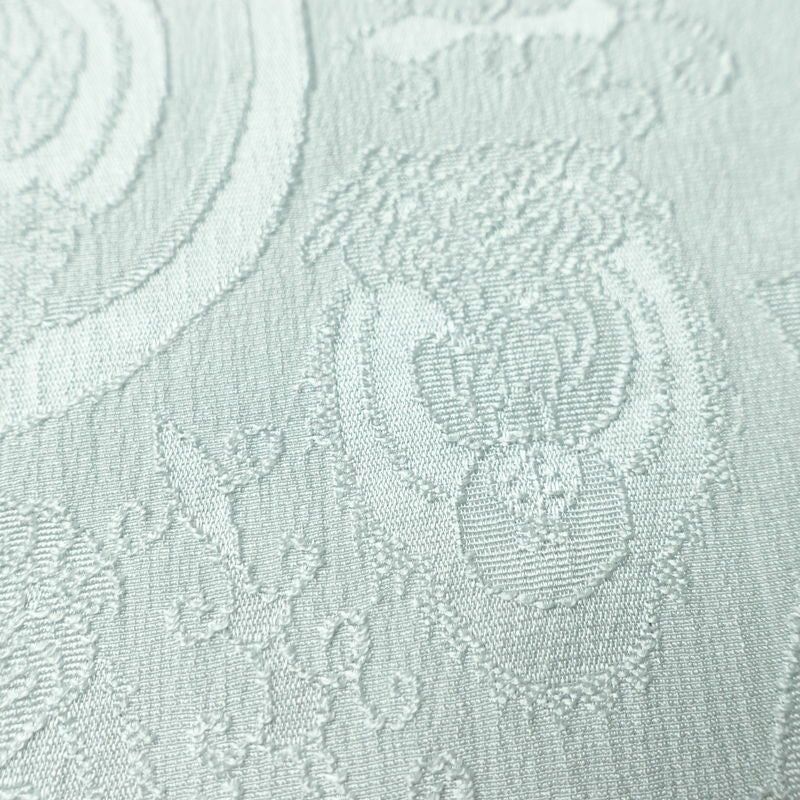 帯揚げ帯締めセット セット品 平組 正絹 幾何学柄・抽象柄 和装小物 青・紺_画像9