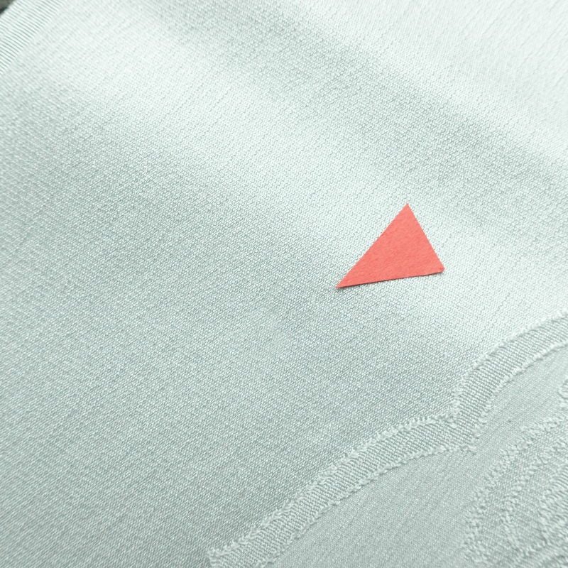 帯揚げ帯締めセット セット品 平組 正絹 幾何学柄・抽象柄 和装小物 青・紺_画像11