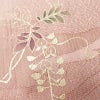 帯揚げ帯締めセット 良品 セット品 平組 正絹 花柄 箔 フォーマル くすみピンク サーモンピンク ピンク_画像11