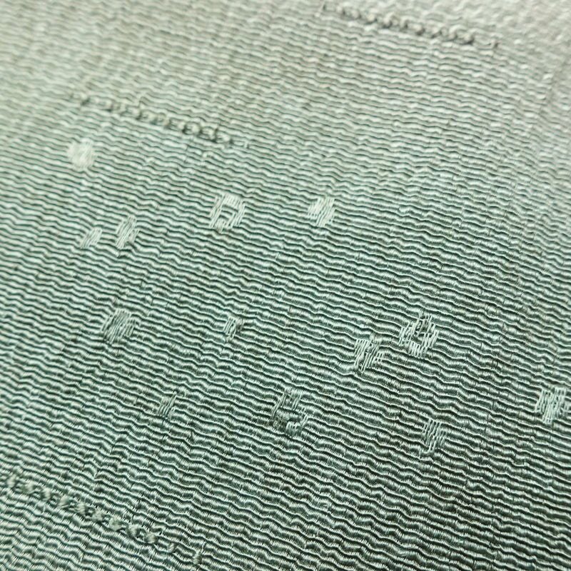 帯揚げ帯締めセット 美品 セット品 縮緬 正絹 その他の柄 シンプル 和装小物 緑・うぐいす色_画像8