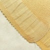 帯揚げ帯締めセット セット品 縮緬 正絹 古典柄 金彩 フォーマル 扇子 和装小物 黄・黄土色_画像5