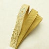 帯揚げ帯締めセット セット品 縮緬 正絹 古典柄 金彩 フォーマル 扇子 和装小物 黄・黄土色_画像18
