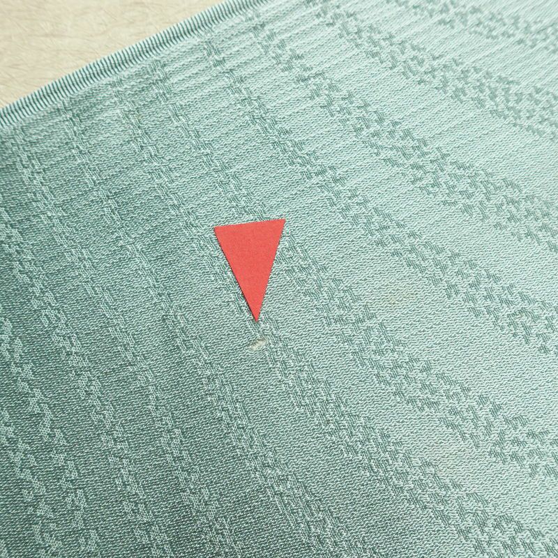 帯揚げ帯締めセット セット品 平組 正絹 花柄 金彩 フォーマル 和装小物 青・紺_画像10