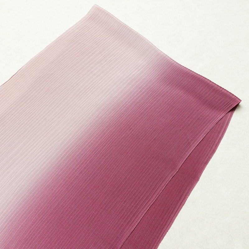 帯揚げ帯締めセット セット品 平組 正絹 縞柄・線柄 シンプル 和装小物 紫・藤色_画像2