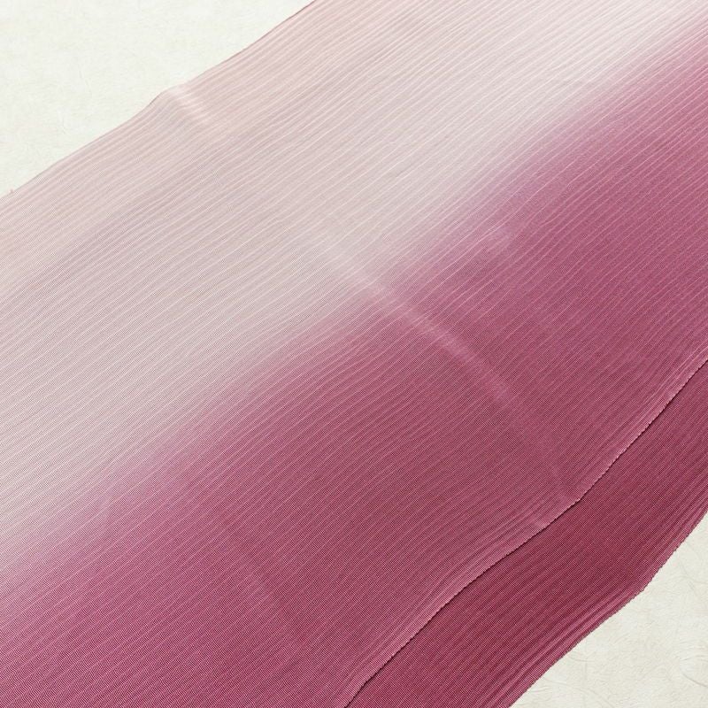 帯揚げ帯締めセット セット品 平組 正絹 縞柄・線柄 シンプル 和装小物 紫・藤色_画像3