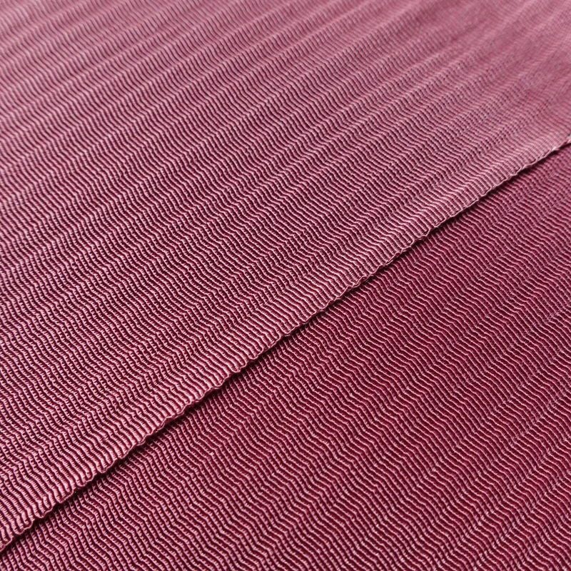 帯揚げ帯締めセット セット品 平組 正絹 縞柄・線柄 シンプル 和装小物 紫・藤色_画像6