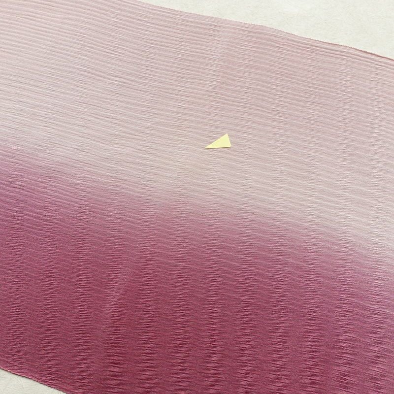 帯揚げ帯締めセット セット品 平組 正絹 縞柄・線柄 シンプル 和装小物 紫・藤色_画像11