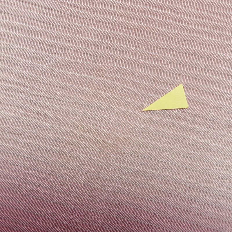 帯揚げ帯締めセット セット品 平組 正絹 縞柄・線柄 シンプル 和装小物 紫・藤色_画像12