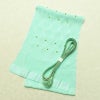 帯揚げ帯締めセット 良品 セット品 絞り 正絹 花柄 和装小物 緑・うぐいす色_画像1