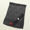 帯揚げ帯締めセット 美品 セット品 平組 正絹 古典柄 和装小物 扇面 グレー_画像1