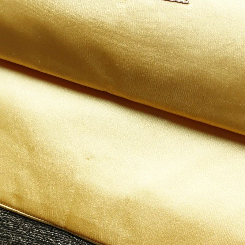 名古屋帯 太鼓柄 金駒刺繍 正絹 古典柄 名古屋仕立て なごや帯 リサイクル帯 帯 刺繍 御所車 クリーム_画像7