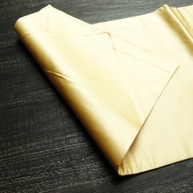 名古屋帯 太鼓柄 金駒刺繍 正絹 古典柄 名古屋仕立て なごや帯 リサイクル帯 帯 刺繍 御所車 クリーム_画像9