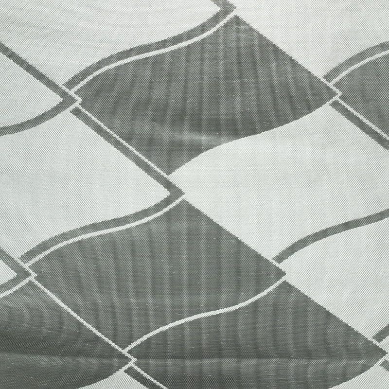 名古屋帯 六通柄 良品 正絹 古典柄 名古屋仕立て なごや帯 リサイクル帯 帯 グレー_画像2