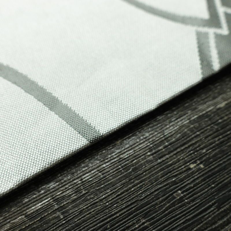 名古屋帯 六通柄 良品 正絹 古典柄 名古屋仕立て なごや帯 リサイクル帯 帯 グレー_画像12