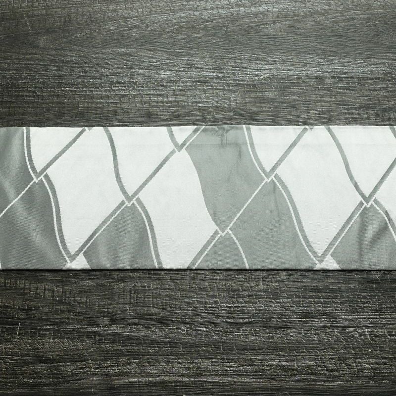 名古屋帯 六通柄 良品 正絹 古典柄 名古屋仕立て なごや帯 リサイクル帯 帯 グレー_画像13