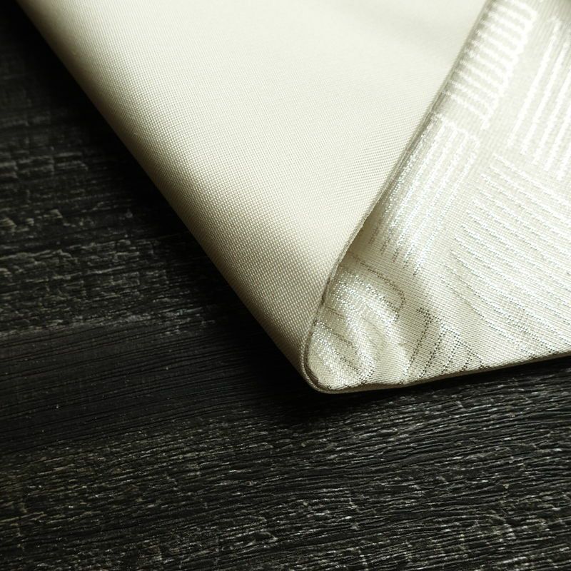 名古屋帯 太鼓柄 美品 正絹 花柄 名古屋仕立て なごや帯 リサイクル帯 帯 刺繍 箔 未使用品 桜 金・銀_画像10