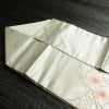 名古屋帯 太鼓柄 美品 正絹 花柄 名古屋仕立て なごや帯 リサイクル帯 帯 刺繍 箔 未使用品 桜 金・銀_画像21
