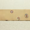 名古屋帯 太鼓柄 正絹 人物・動物柄 名古屋仕立て なごや帯 リサイクル帯 帯 刺繍 金糸 ベージュ_画像13