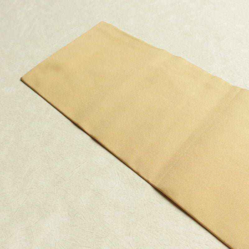 名古屋帯 太鼓柄 正絹 人物・動物柄 名古屋仕立て なごや帯 リサイクル帯 帯 刺繍 金糸 ベージュ_画像15