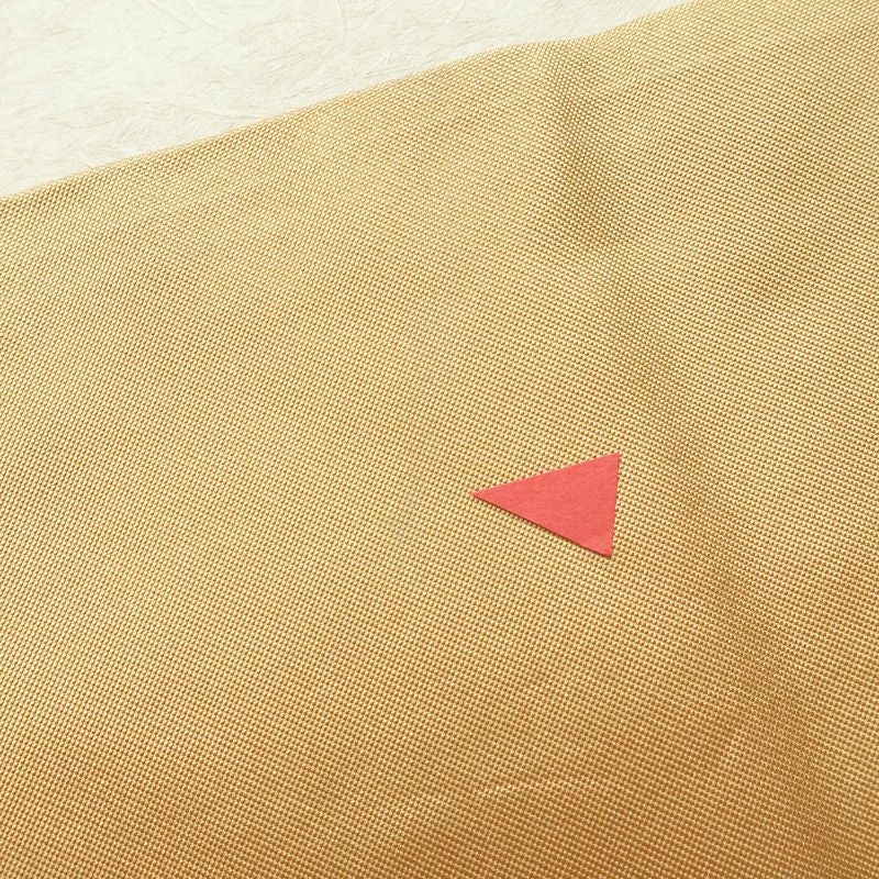 名古屋帯 太鼓柄 正絹 人物・動物柄 名古屋仕立て なごや帯 リサイクル帯 帯 刺繍 金糸 ベージュ_画像16