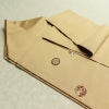 名古屋帯 太鼓柄 正絹 人物・動物柄 名古屋仕立て なごや帯 リサイクル帯 帯 刺繍 金糸 ベージュ_画像21