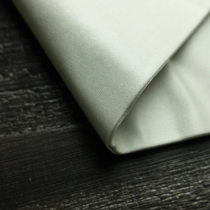 名古屋帯 太鼓柄 正絹 花柄 名古屋仕立て なごや帯 リサイクル帯 帯 椿 刺繍 箔 緑・うぐいす色_画像10