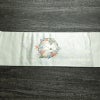 名古屋帯 太鼓柄 正絹 花柄 名古屋仕立て なごや帯 リサイクル帯 帯 椿 刺繍 箔 緑・うぐいす色_画像13