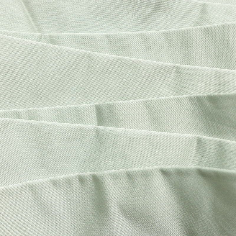 名古屋帯 太鼓柄 正絹 花柄 名古屋仕立て なごや帯 リサイクル帯 帯 椿 刺繍 箔 緑・うぐいす色_画像18