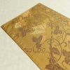 名古屋帯 全通柄 正絹 美保姿 木の葉・植物柄 通し仕立て なごや帯 リサイクル帯 帯 黄・黄土色_画像17