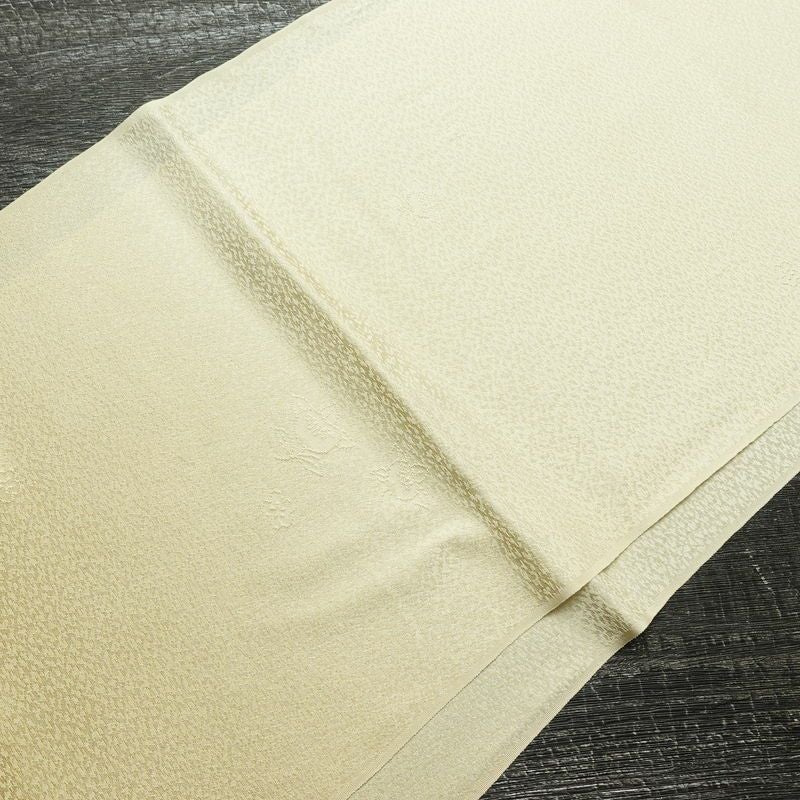 帯揚げ帯締めセット 良品 セット品 正絹 花柄 フォーマル 和装小物 ベージュ クリーム_画像3