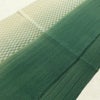 帯揚げ帯締めセット 美品 丹後ちりめん セット品 縮緬 正絹 チェック・格子柄 モダン 緑・うぐいす色_画像3