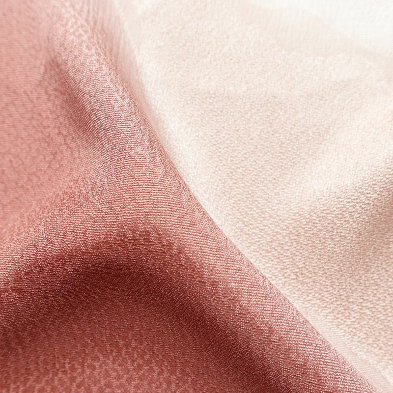 帯揚げ帯締めセット 良品 セット品 正絹 幾何学柄・抽象柄 フォーマル 上品 ピンク_画像14