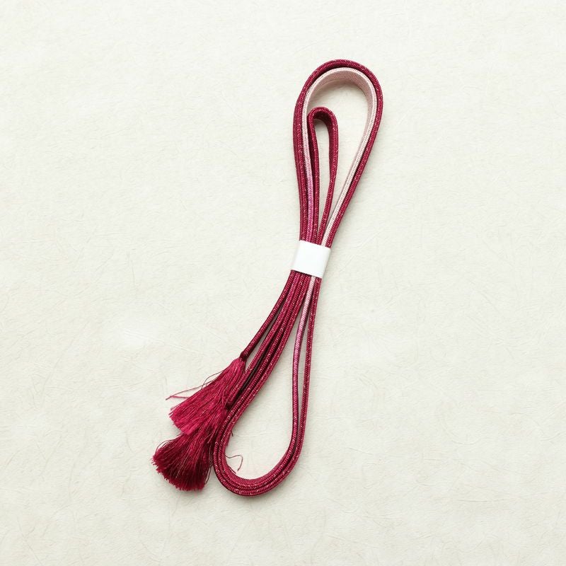 帯揚げ帯締めセット 美品 セット品 正絹 花柄 フォーマル 桜 ピンク_画像13