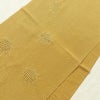 帯揚げ帯締めセット 縮緬 丹後ちりめん セット品 正絹 古典柄 刺繍 金糸 雪輪 黄・黄土色_画像3