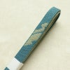 帯揚げ帯締めセット 美品 セット品 縮緬 正絹 花柄 金糸 フォーマル くすみブルー 青・紺_画像14