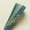 帯揚げ帯締めセット 美品 セット品 縮緬 正絹 花柄 金糸 フォーマル くすみブルー 青・紺_画像18