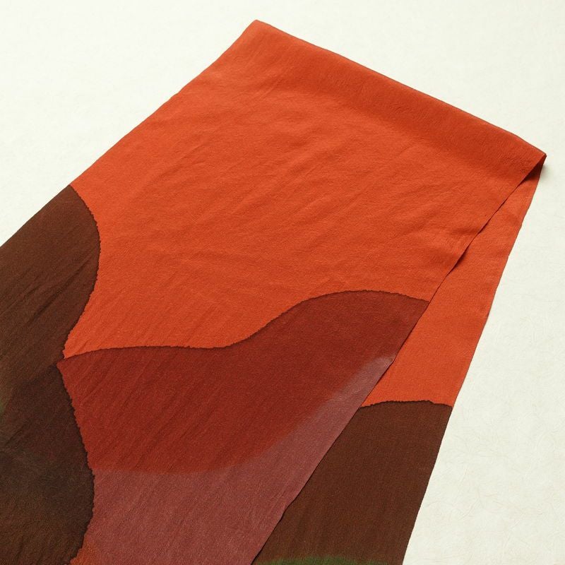 帯揚げ帯締めセット 縮緬 セット品 正絹 幾何学柄・抽象柄 多色使い_画像2