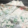 小紋 正絹 花柄 袷仕立て 身丈163cm 裄丈68.5cm リサイクル着物 着物 金彩 ピンク_画像16